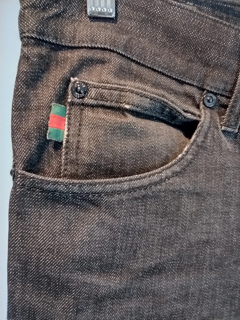 Gucci Black Denim Jeans- Classic Made in Italy